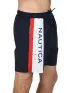 Nautica Knox 4  Swim Short Férfi Beachshort 459-Dark Navy