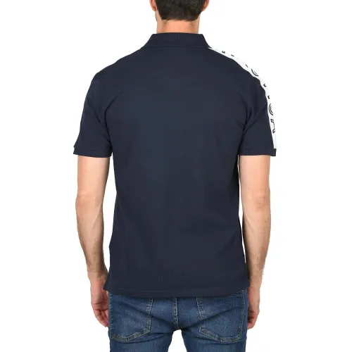 Nautica Dawson Polo Shirt Férfi Galléros póló 459-Dark Navy