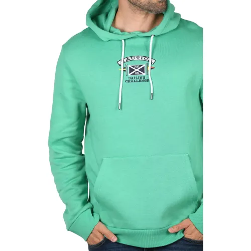 Nautica Vancouver OH Hoody Férfi Pulóver 530-Mint