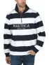 Nautica Foxen 1 Zip Top Férfi Hosszú ujjú póló 459-Dark Navy
