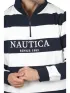 Nautica Foxen 1 Zip Top Férfi Hosszú ujjú póló 459-Dark Navy