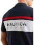 Nautica Maddox Polo Shirt B&T Férfi Galléros póló 459-Dark Navy