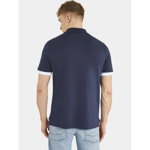 Nautica Halifax Polo Shirt Férfi Galléros póló 459-Dark Navy