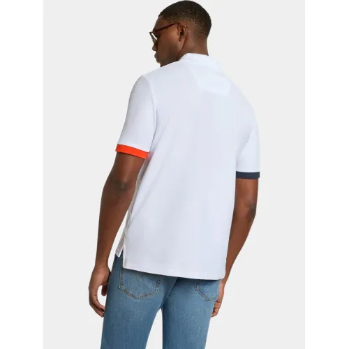 Nautica Pascal Polo Shirt Férfi Galléros póló 908-White