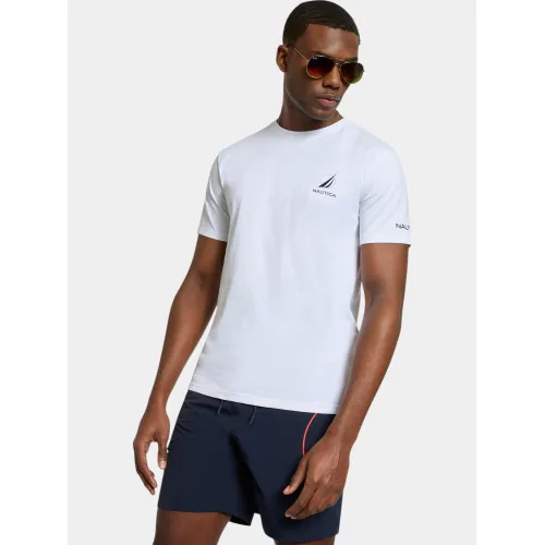 Nautica Sergei T-Shirt Férfi Póló 908-White
