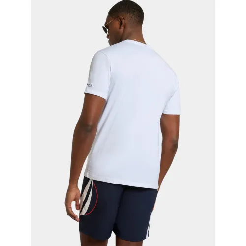 Nautica Sergei T-Shirt Férfi Póló 908-White