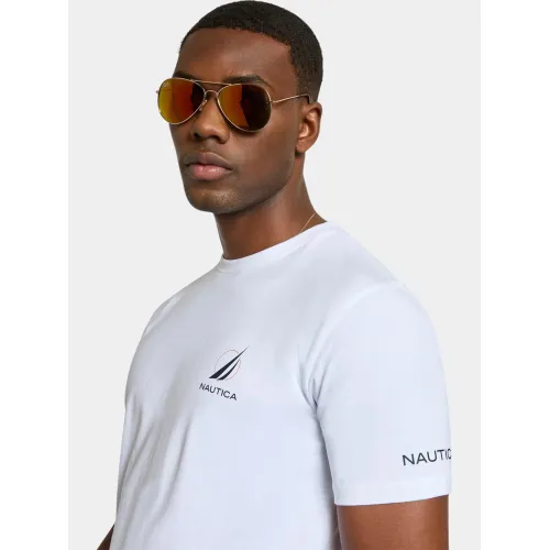 Nautica Sergei T-Shirt Férfi Póló 908-White