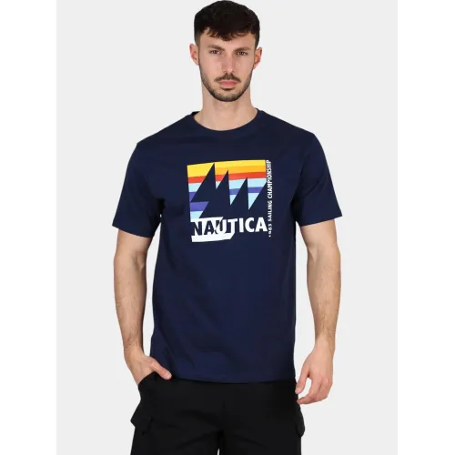 Nautica Jurgen T-Shirt Nautica Jurgen T-Shirt Férfi Póló 459-Dark Navy