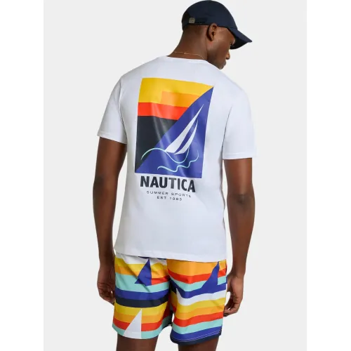 Nautica Claudio T-Shirt Nautica Claudio T-Shirt Férfi Póló 908-White