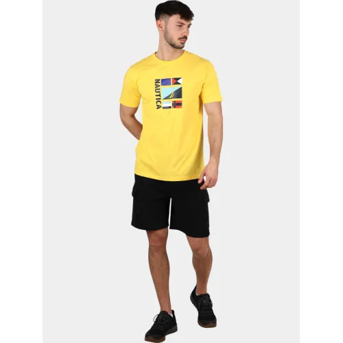 Nautica Joachim T-Shirt Nautica Joachim T-Shirt Férfi Póló 646-Honey