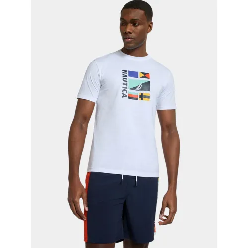 Nautica Joachim T-Shirt Nautica Joachim T-Shirt Férfi Póló 908-White