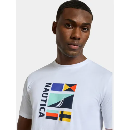 Nautica Joachim T-Shirt Nautica Joachim T-Shirt Férfi Póló 908-White