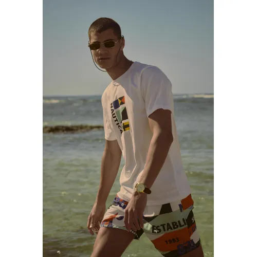 Nautica Joachim T-Shirt Nautica Joachim T-Shirt Férfi Póló 908-White