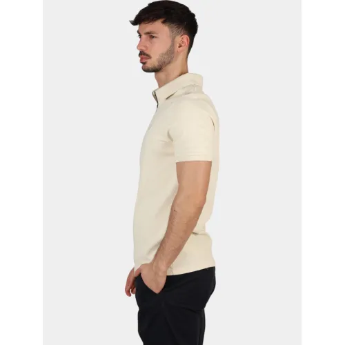 Nautica Amalfi Slim Fit Polo Shirt Nautica Amalfi Slim Fit Polo Shirt Férfi Galléros póló 248-Buff