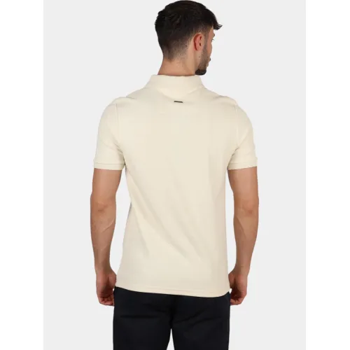 Nautica Amalfi Slim Fit Polo Shirt Nautica Amalfi Slim Fit Polo Shirt Férfi Galléros póló 248-Buff