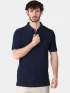 Nautica Amalfi Slim Fit Polo Shirt Férfi Galléros póló 459-Dark Navy