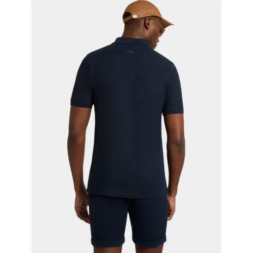 Nautica Amalfi Slim Fit Polo Shirt Nautica Amalfi Slim Fit Polo Shirt Férfi Galléros póló 459-Dark Navy