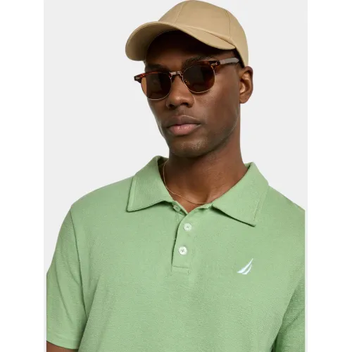 Nautica Torres Polo Shirt Nautica Torres Polo Shirt Férfi Galléros póló 572-Pistachio