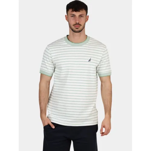 Nautica Rezzola T-Shirt Nautica Rezzola T-Shirt Férfi Póló 572-Pistachio