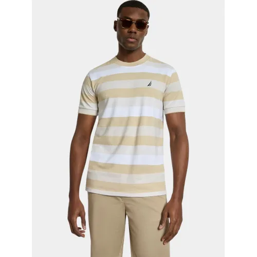 Nautica Salvatore T-Shirt Nautica Salvatore T-Shirt Férfi Póló 248-Buff