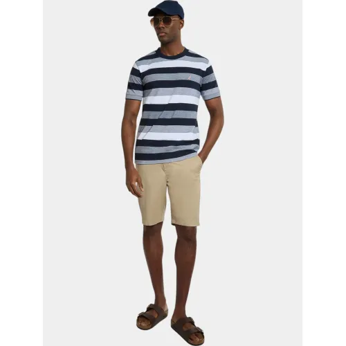 Nautica Salvatore T-Shirt Nautica Salvatore T-Shirt Férfi Póló 459-Dark Navy