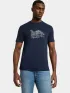 Nautica Angelo T-Shirt Férfi Póló 459-Dark Navy