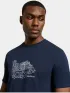 Nautica Angelo T-Shirt Férfi Póló 459-Dark Navy