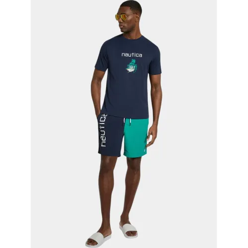 Nautica Bahama 7  Swim Short Férfi Beachshort 940-Multi