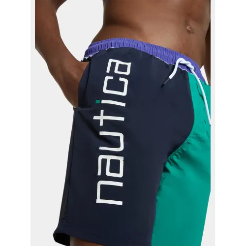 Nautica Bahama 7  Swim Short Férfi Beachshort 940-Multi
