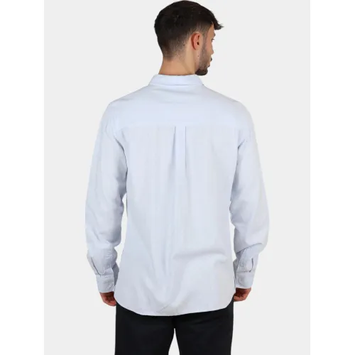 Nautica Barias Ls Shirt Nautica Barias Ls Shirt Férfi Ing 451-Pale Blue