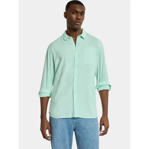 Nautica Barias Ls Shirt Nautica Barias Ls Shirt Férfi Ing 516-Peppermint