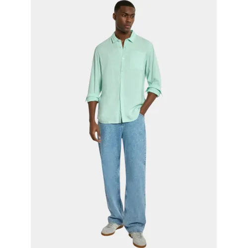 Nautica Barias Ls Shirt Nautica Barias Ls Shirt Férfi Ing 516-Peppermint