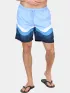 Nautica Penrose 7  Swim Short Férfi Beachshort 483-Natural Blue