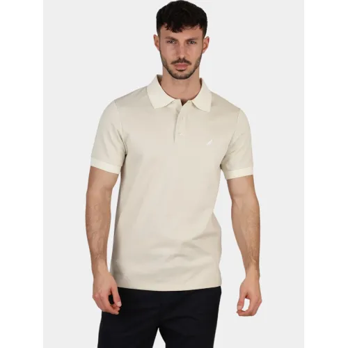 Nautica Harlyn Slim Fit Polo Shirt Férfi Galléros póló 248-Buff