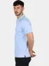 Nautica Harlyn Slim Fit Polo Shirt Férfi Galléros póló 483-Natural Blue
