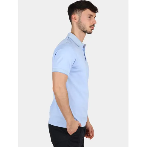 Nautica Harlyn Slim Fit Polo Shirt Férfi Galléros póló 483-Natural Blue