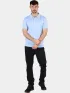 Nautica Harlyn Slim Fit Polo Shirt Férfi Galléros póló 483-Natural Blue
