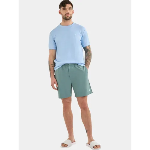 Nautica Milford Swim Short Férfi Beachshort 134-Shadow Grey