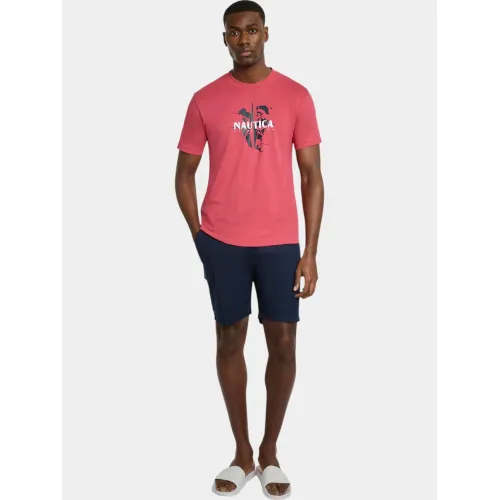 Nautica Tomi T-Shirt Nautica Tomi T-Shirt Férfi Póló 886-Raspberry