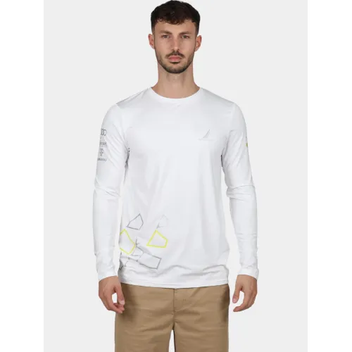 Nautica Lionel 2 LS T-Shirt Nautica Lionel 2 LS T-Shirt Férfi Hosszú ujjú póló 908-White