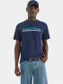 Nautica Koa SS T-Shirt Férfi Póló 459-Dark Navy