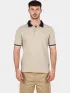 Nautica Bayer Polo Shirt Férfi Galléros póló 207-Latte