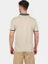 Nautica Bayer Polo Shirt Férfi Galléros póló 207-Latte