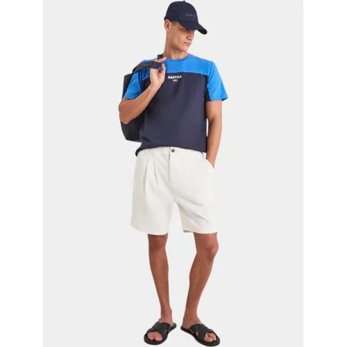 Nautica Celeste T-Shirt Férfi Póló 402-Blue