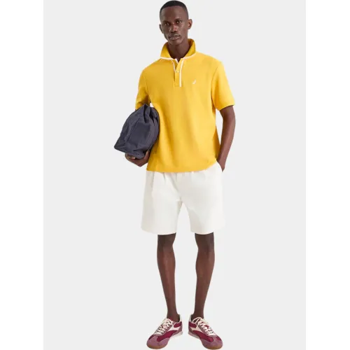 Nautica Pelagia Polo Shirt Férfi Galléros póló 606-Yellow