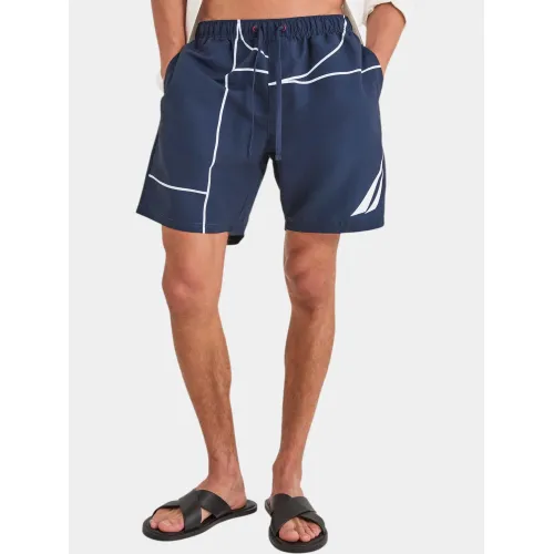 Nautica Almar Swim Short Férfi Beachshort 459-Dark Navy