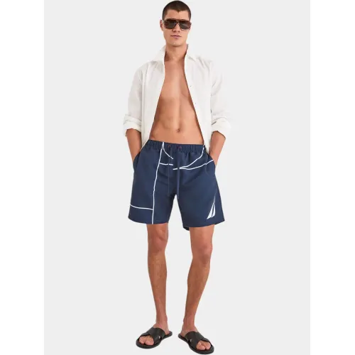 Nautica Almar Swim Short Férfi Beachshort 459-Dark Navy