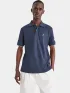 Nautica Azura Polo Shirt Férfi Galléros póló 459-Dark Navy