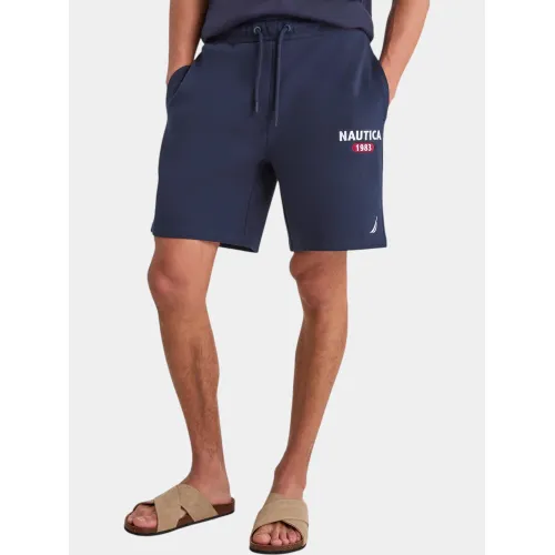 Nautica Velia Fleece Short Férfi Rövidnadrág 459-Dark Navy
