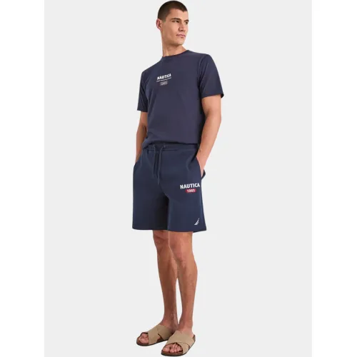 Nautica Velia Fleece Short Férfi Rövidnadrág 459-Dark Navy